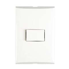 Placa con 1 Interruptor Sencillo 10A 127V