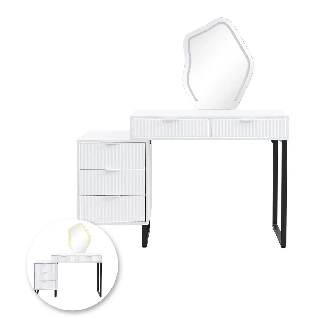 Escritorio Colac Blanco, marca Just Home Collection - Foto Principal