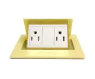 Socket de Piso Armado, Bronce