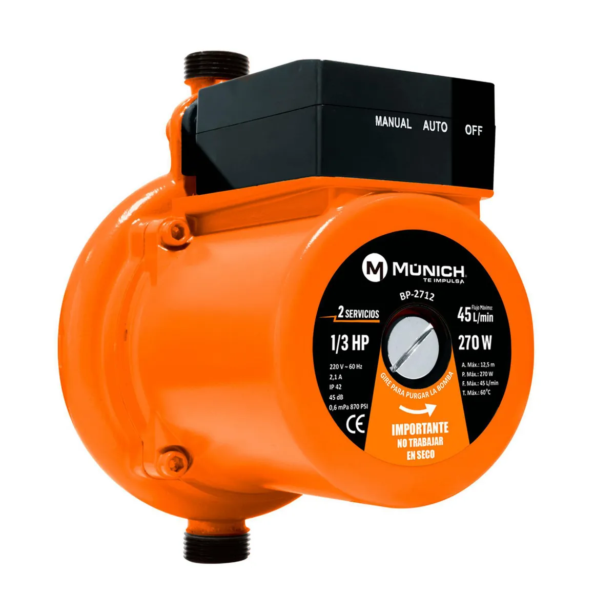Bomba Presurizadora Multietapas 1 Hp, marca Munich - Foto Principal