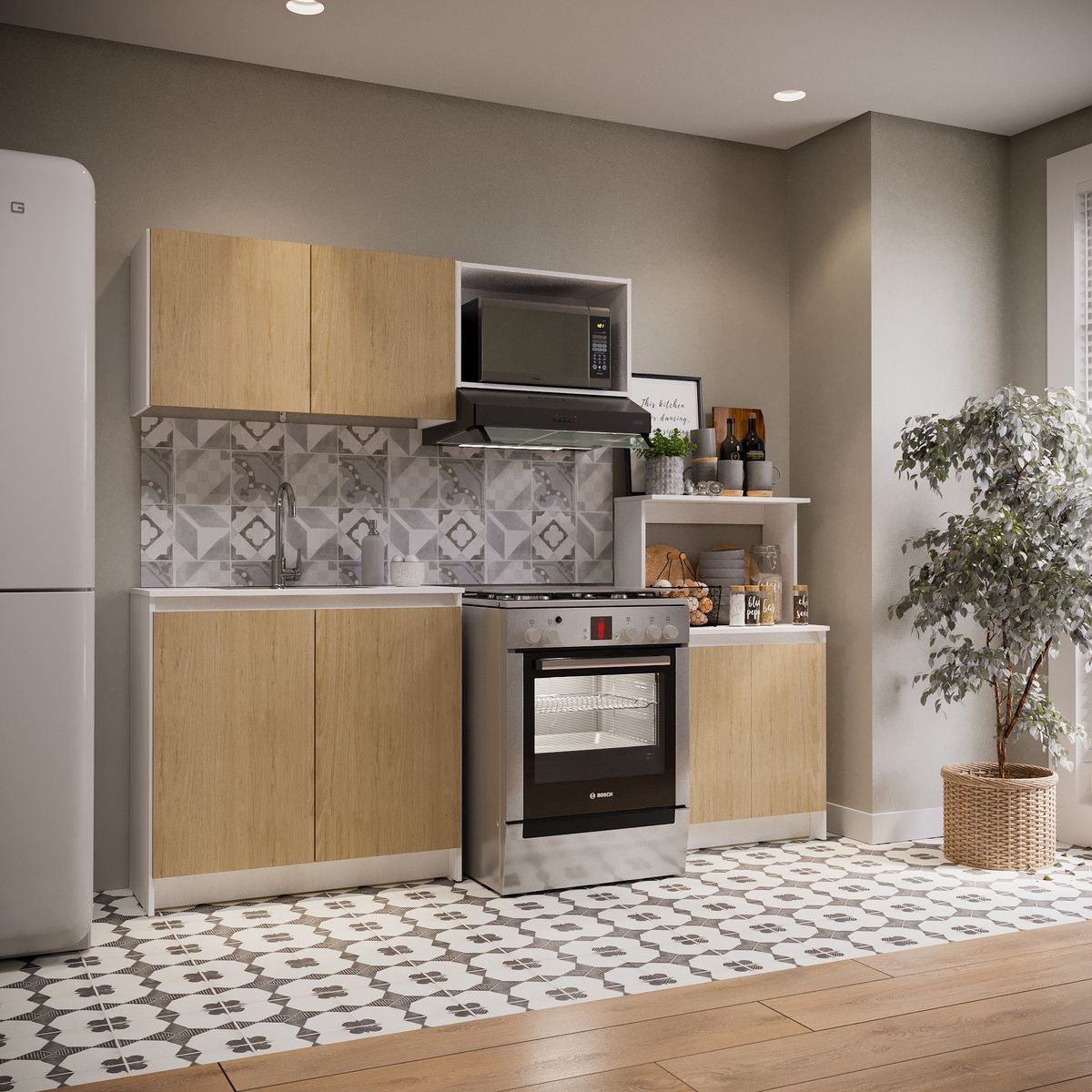 Maderkit - Cocina Integral Novi 1.50 m