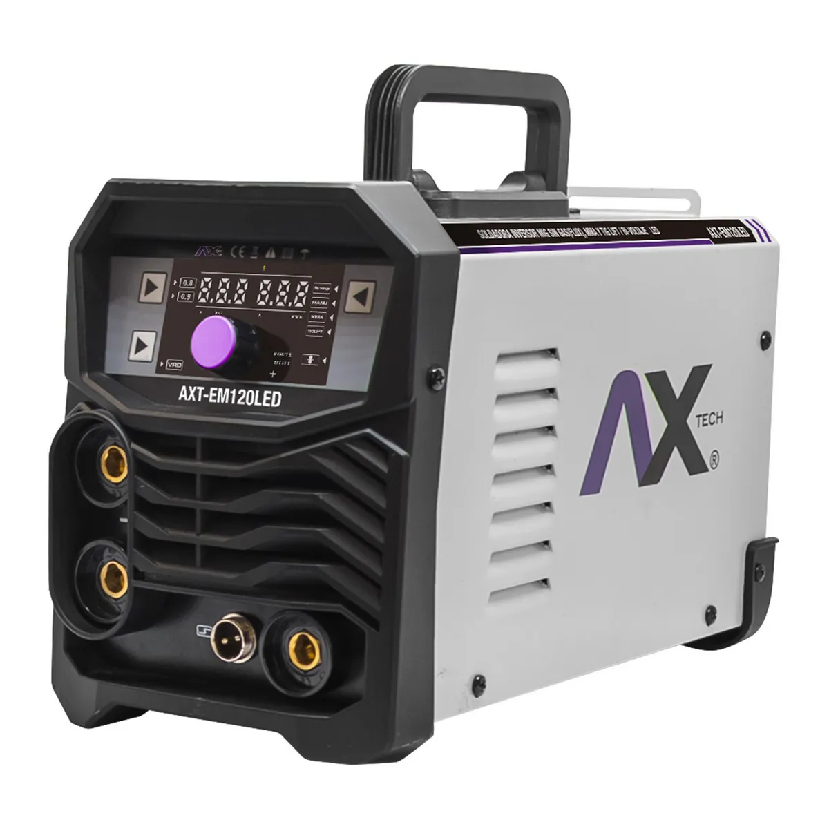 Ax Tech - Soldadora Inversor Microalambre 1 Kg / Electrodo Y Tig Lift 120A, Bi Voltaje