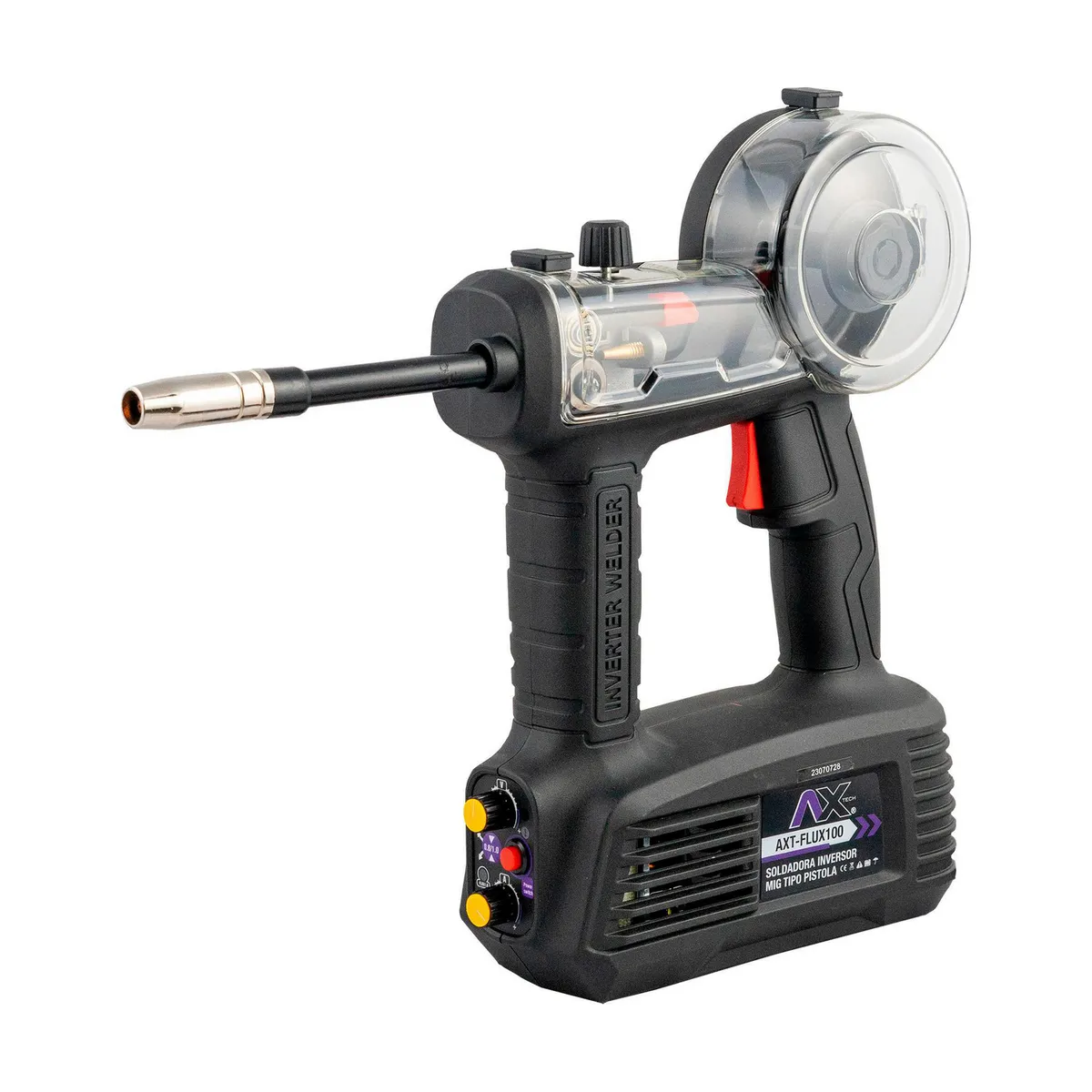 Maxtool - Soldadora Inversor Microalambre No Gas 100 AMP (Flux)