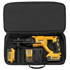 Kit de Rotomartillo Combinado SDS PLUS de 1" Inalámbrico 20v MAX + 2 Baterías + Cargador + Bolso DeWalt