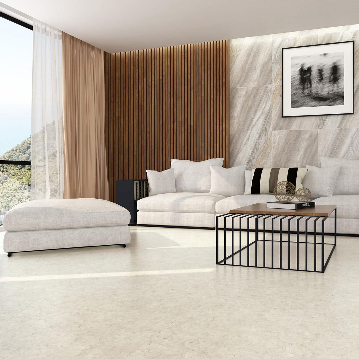 Tecnopiso - Piso Ceramico Olimpo 59.5X59.5 Mate 1.42M2