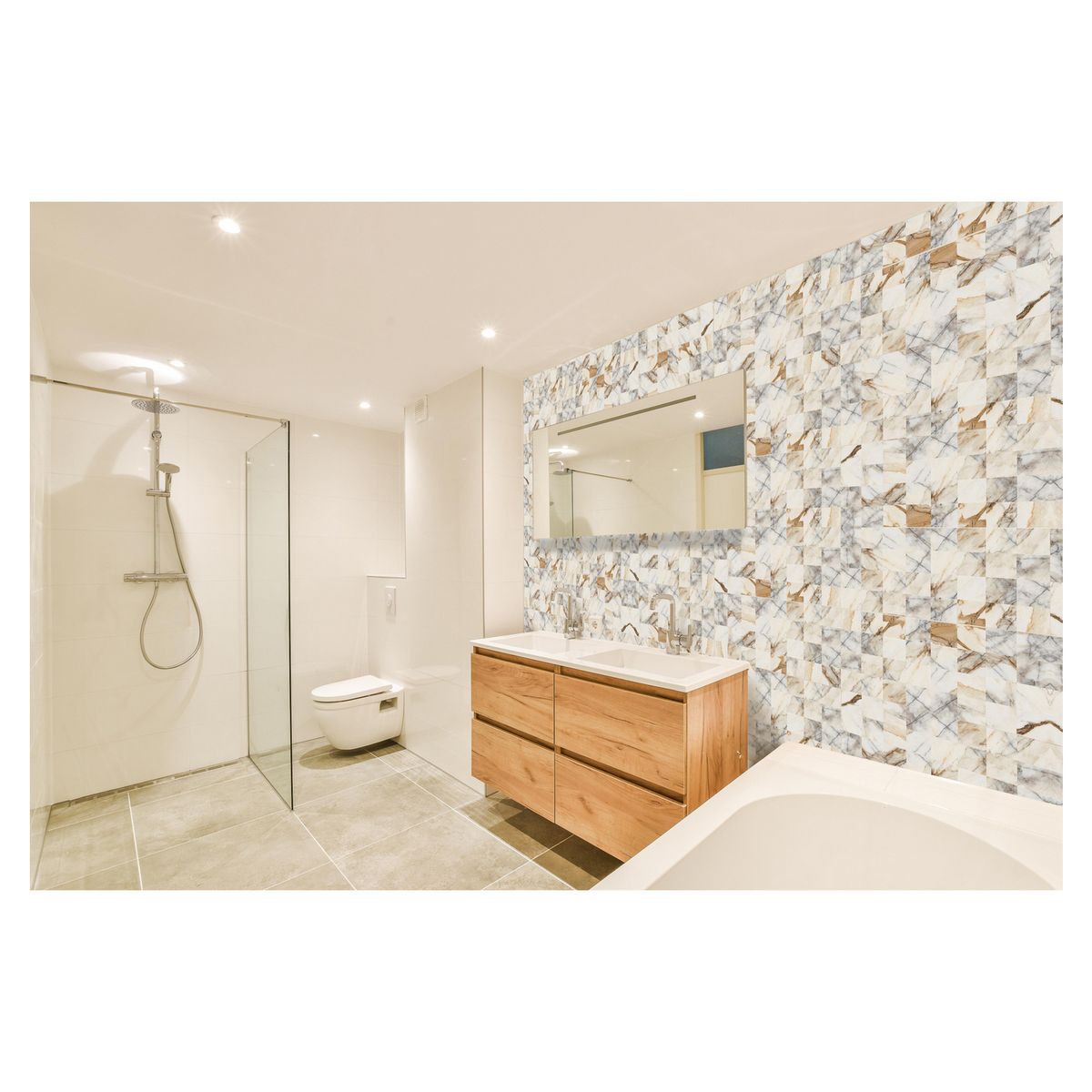 Muro Ceramico Porto 30X60 Brillante 1.62M2, marca Tecnopiso - Foto 2