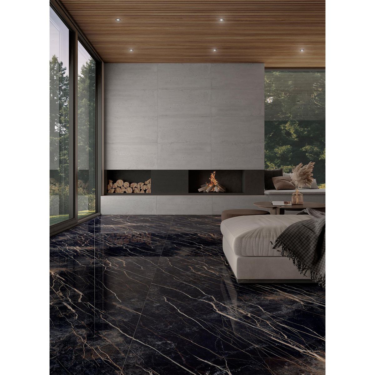 Tendenzza - Piso Porcelanato Entzo 80X160 Brillante 2.56M2