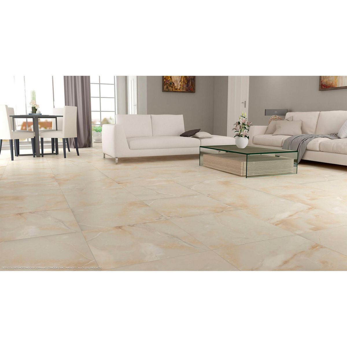 Tecnopiso - Piso Ceramico Lumix 59.5X59.5 Mate 1.42M2