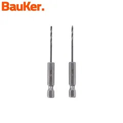 Set Brocas Hexagonales para Metal 1/16" 2P Bauker
