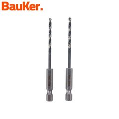 Set Brocas Hexagonales para Metal 7/64" 2P Bauker