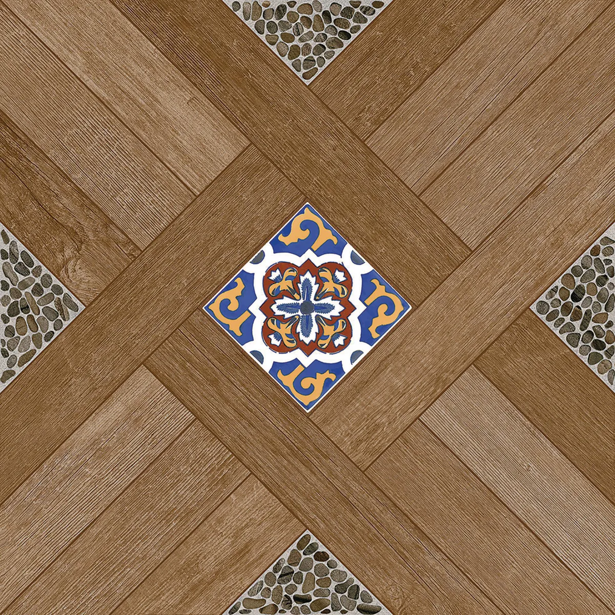 Mohawk - Piso Ceramico María Café 45X45 Mate 1.64