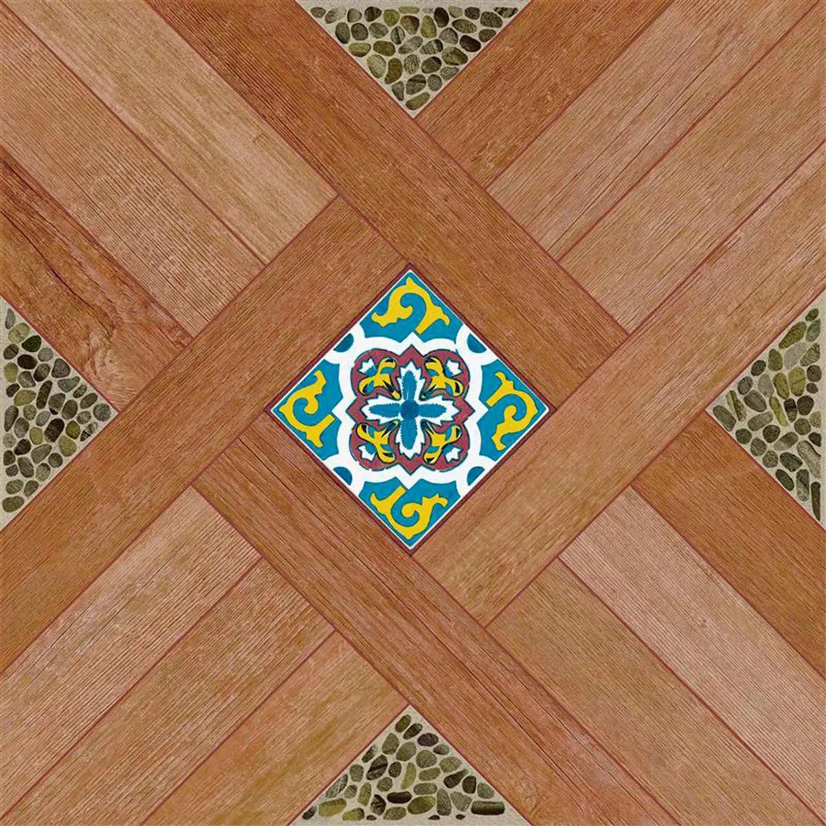 Mohawk - Piso Ceramico María Café 45X45 Mate 1.64