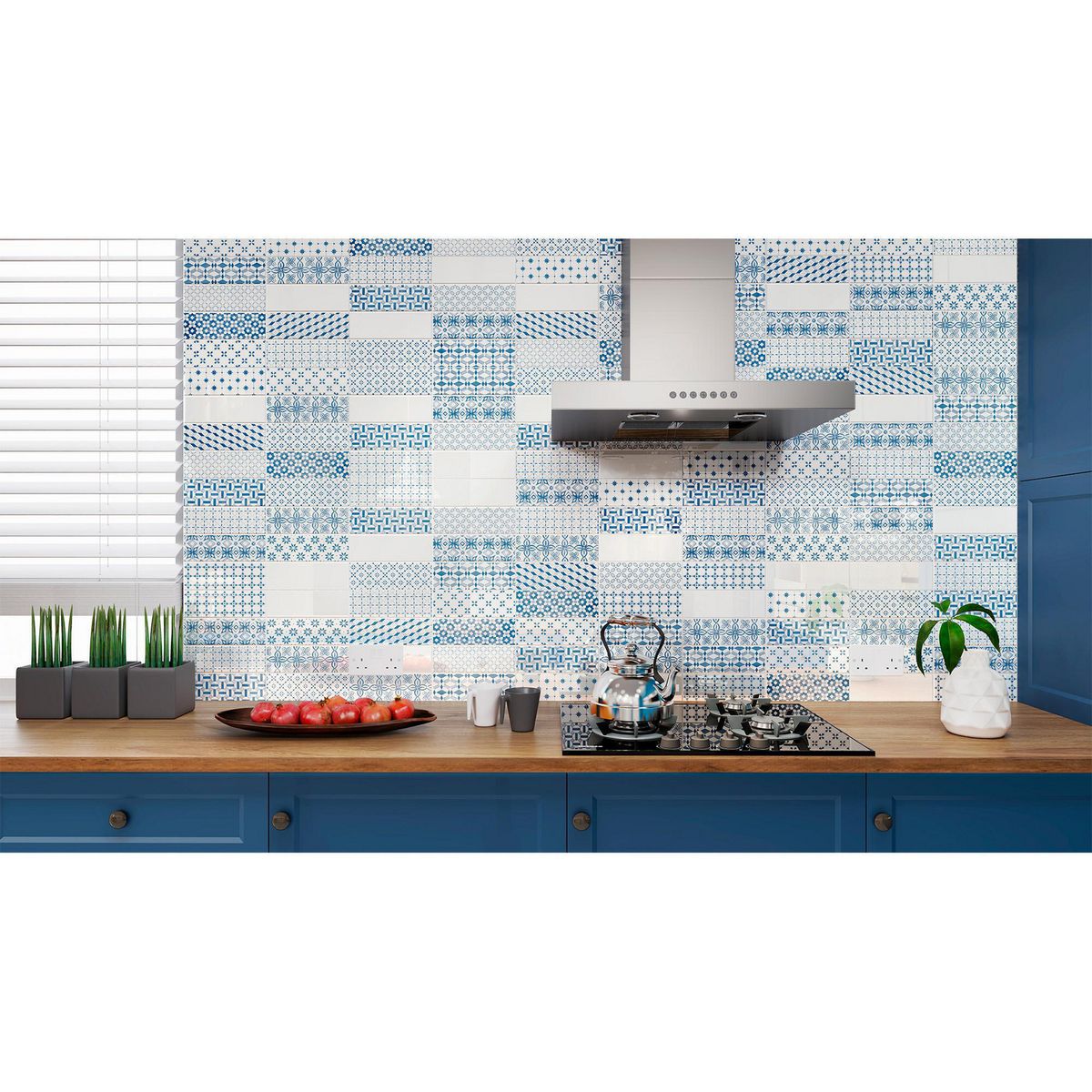 Muro Ceramico Topic Cobalt Blue 30X45 Brillante 1.36M2, marca Mohawk - Foto 2