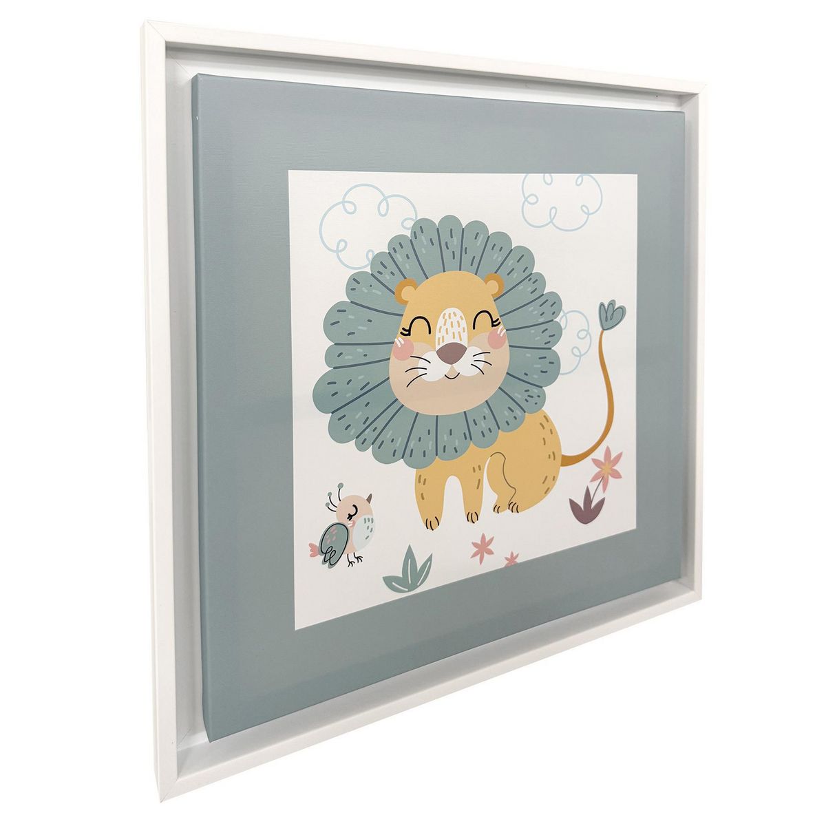 Just Home Collection - Cuadro Infantil Leon 40x40cm