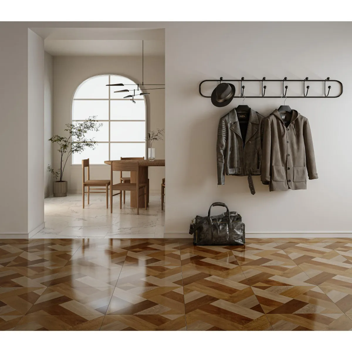 Piso Ceramico Girona Mix 55X55 Brillante 1.82M2, marca Porcelanite - Foto 2