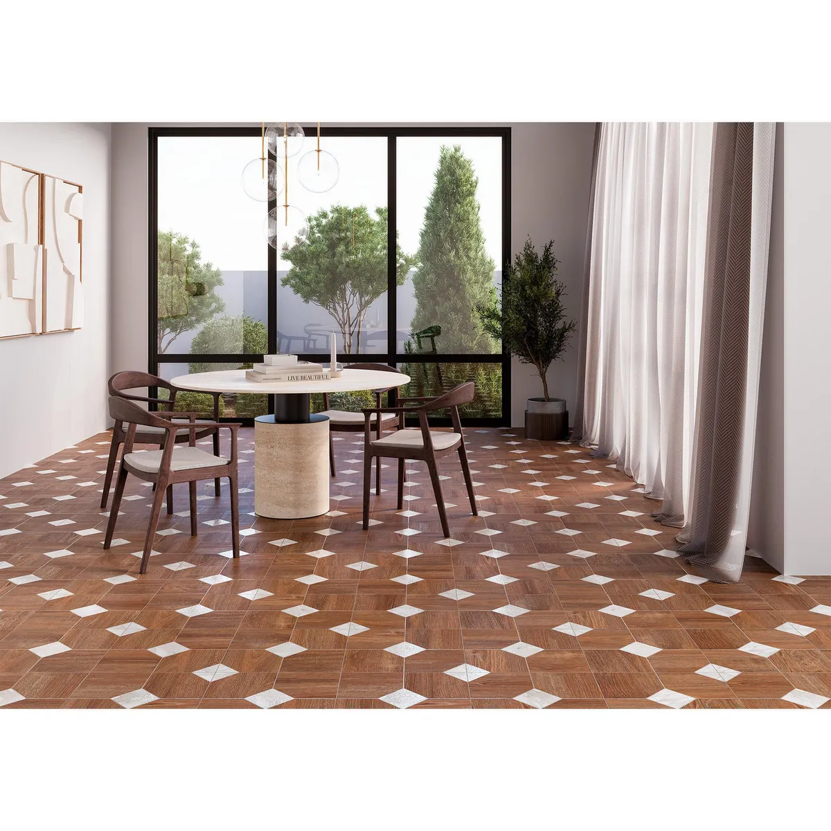 Piso Ceramico Mazunte Arce 37X37 Mate 2.11, marca Artemis - Foto 2