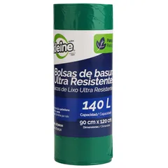 Bolsa de Basura en Rollo Verde 140L