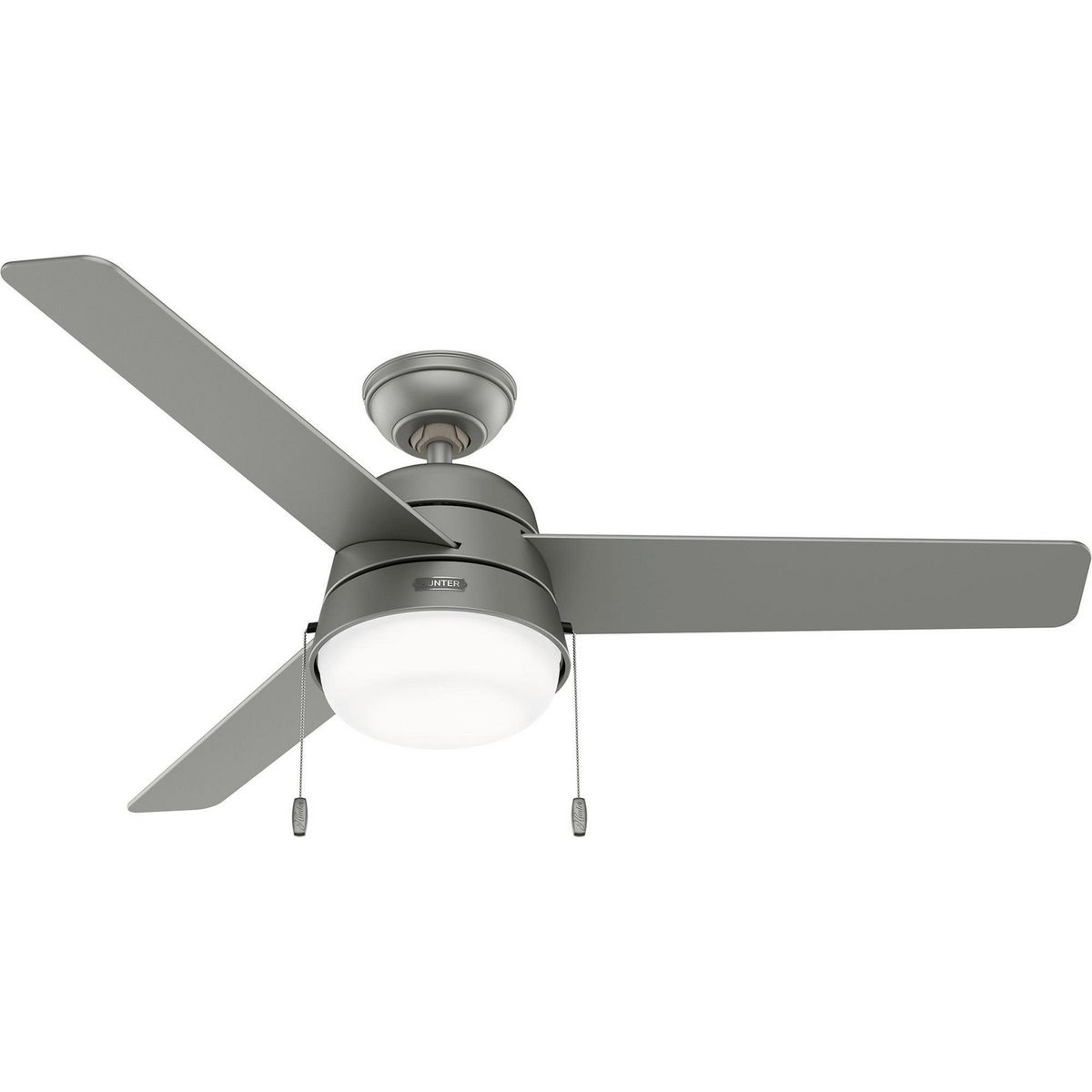Hunter Fan - Ventilador Aker Plata Mate 52 Pulgadas