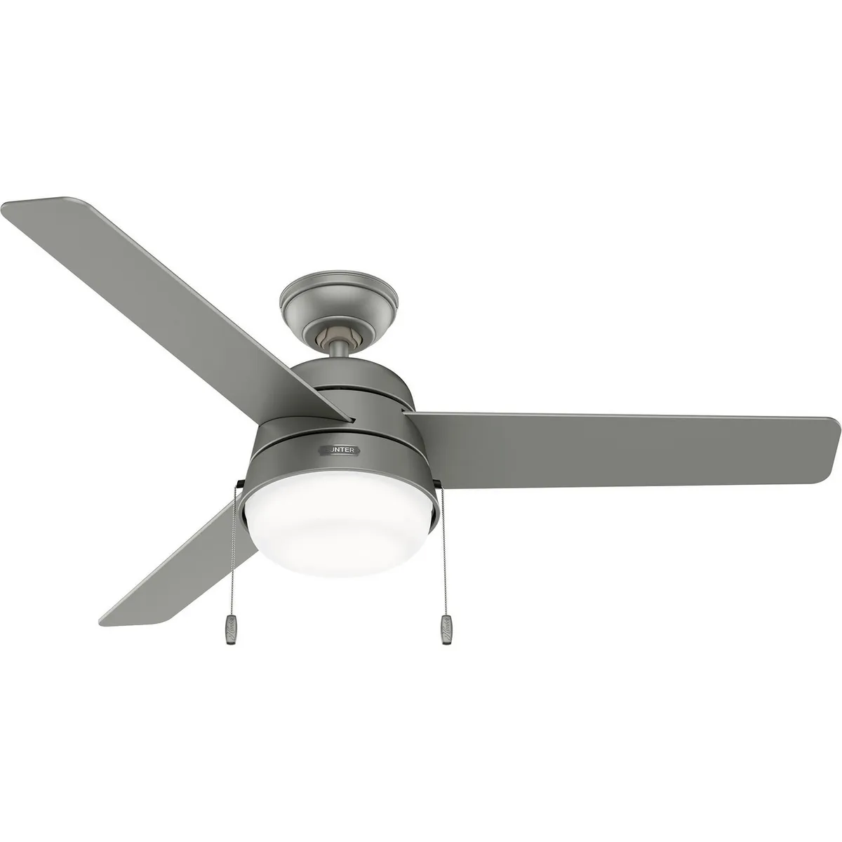 Hunter Fan - Ventilador Aker Plata Mate 52 Pulgadas