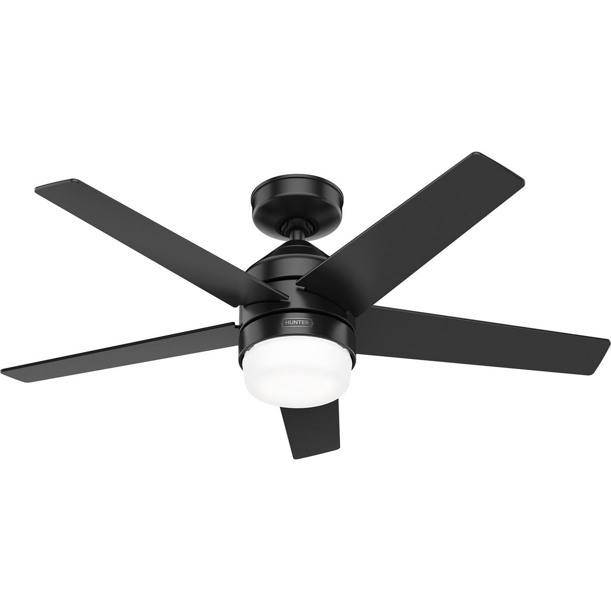 Hunter Fan - Ventilador Evansville Negro Mate 44 Pulgadas