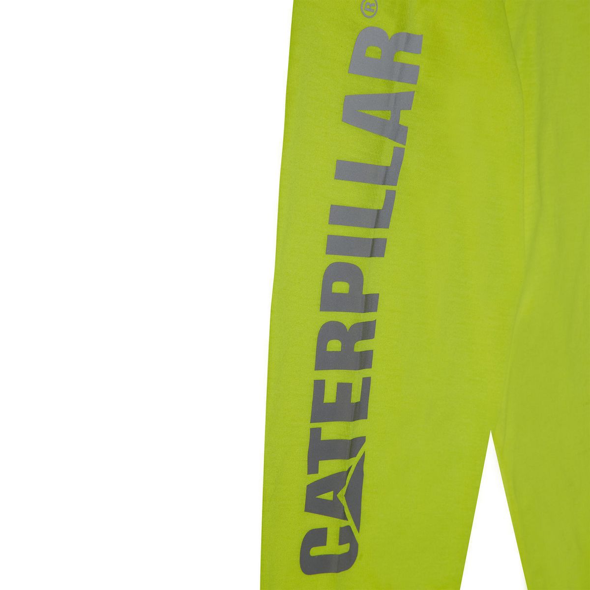 Cat - Playera de Trabajo Cuello Redondo CAT ML Amarillo Neón, M