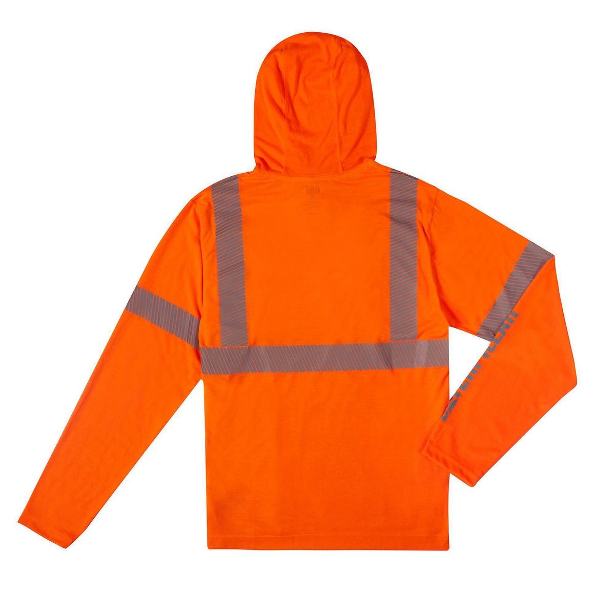 Cat - Playera de Trabajo con Capucha y Reflejante CAT Naranja Neón, G