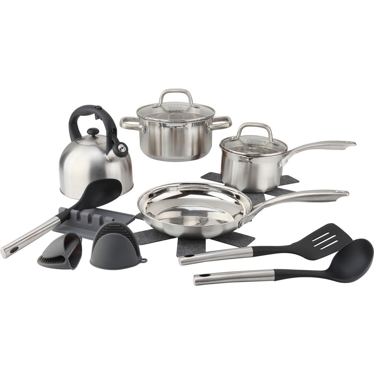 Juego de Ollas para cocina 14 pz, marca Just Home Collection - Foto Principal