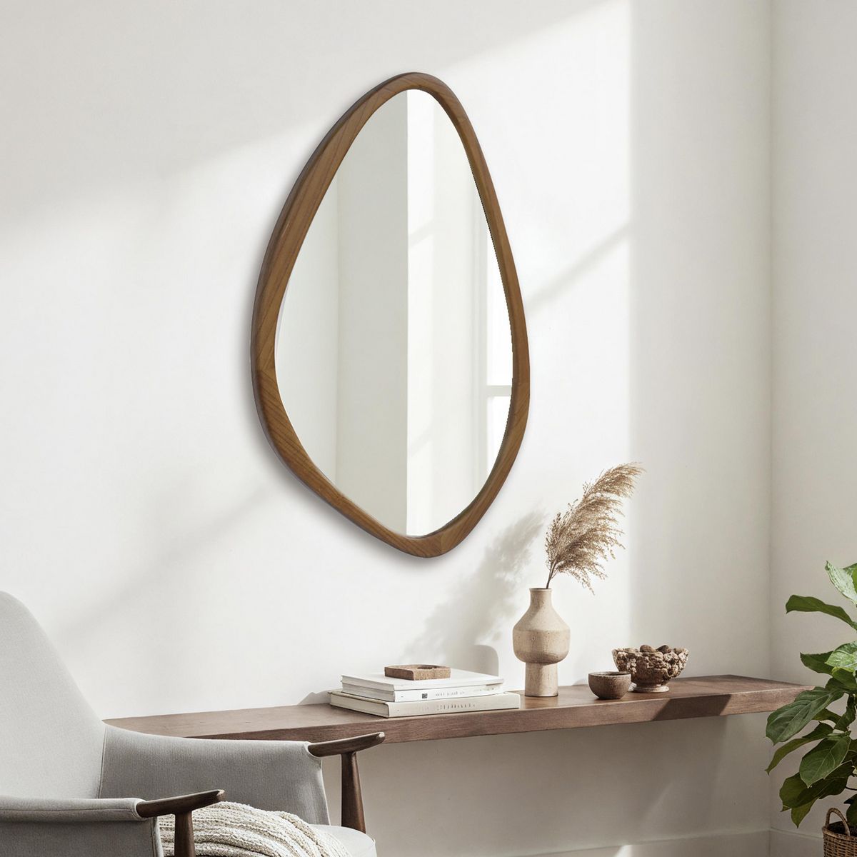 Espejo Madera 47x71, marca Just Home Collection - Foto 2