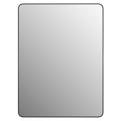 Espejo rectangular 60x80 cm marco negro