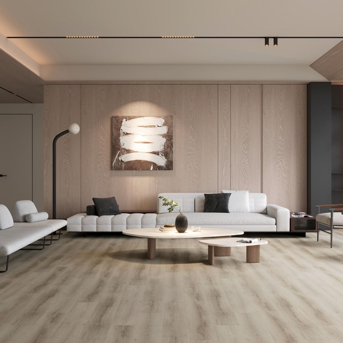 Piso Vinilico Tipo Madera Oyster 18.2X122 cm mate 3.11 m2 Espesor 3.2/1 mm, marca Holztek - Foto 2