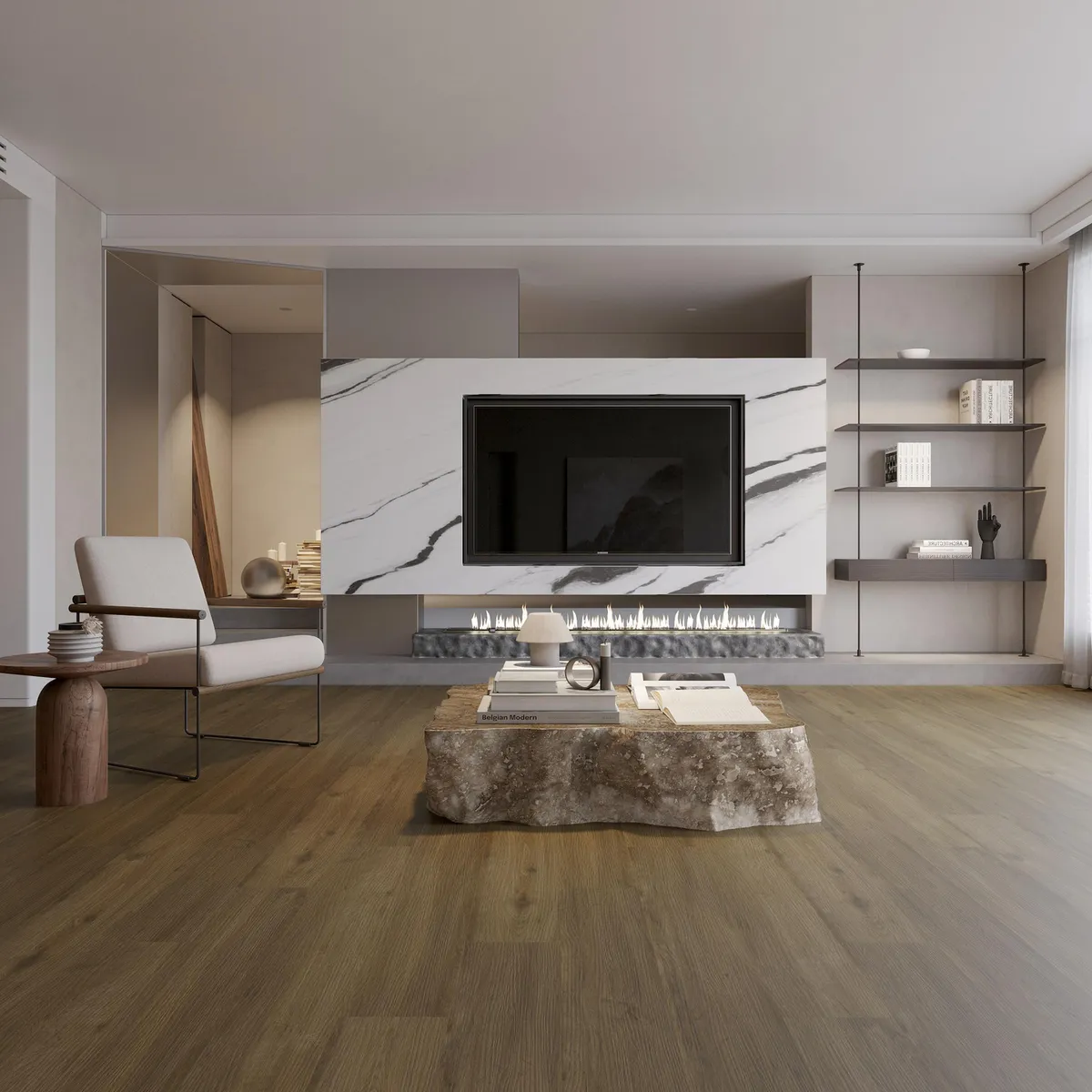 Piso Vinilico Tipo Madera 18.2X122 cm mate 3.11 m2 Espesor 3.2/1 mm, marca Holztek - Foto 2