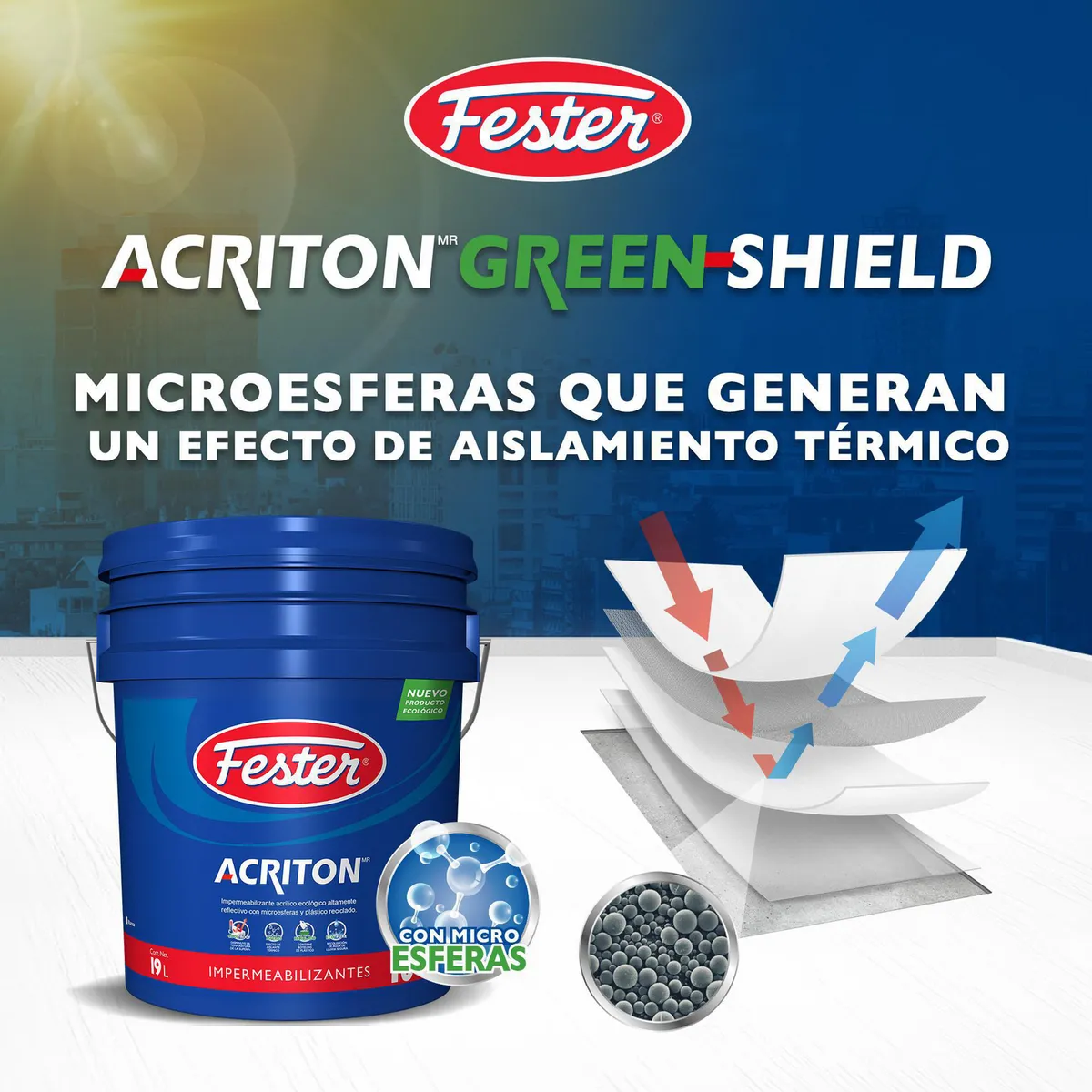 Fester Acriton Green Shield 10 años 19L, marca Fester - Foto 2