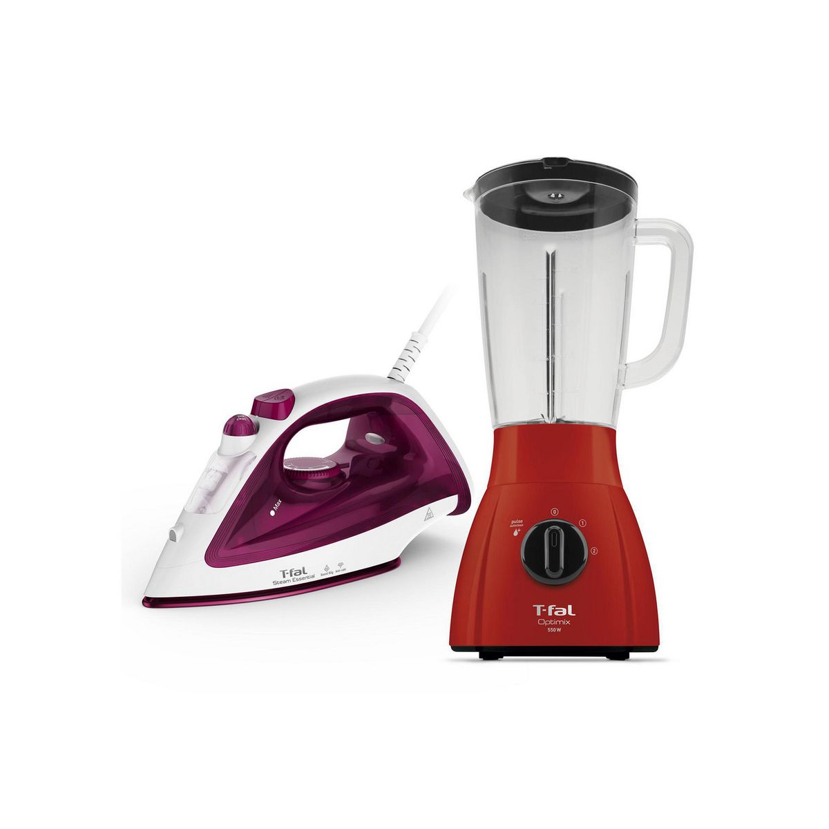 Tefal - Combo T-fal Licuadora y Plancha T-fal