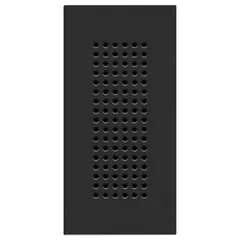 Zumbador 127V, 1 Módulo, Negro Mate