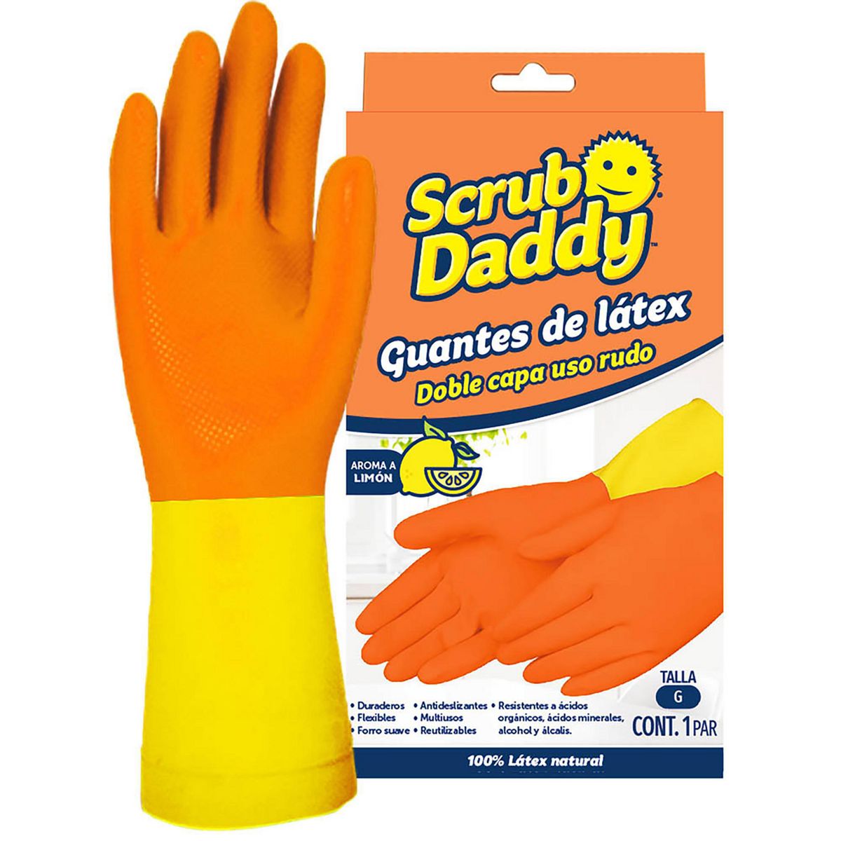 Scrub daddy - Guantes de Latex con Aroma talla G
