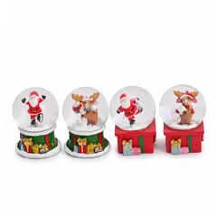 Figura Decorativa Globo Agua Navidad 4.5 cm