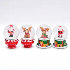 Figura Decorativa Globo Agua Navidad 4.5 cm