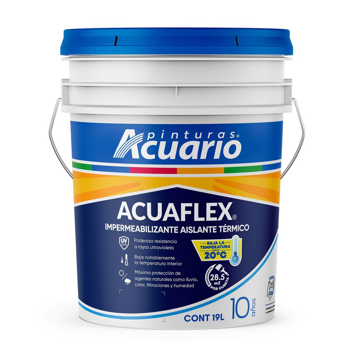 Acuario - Impermeabilizante Acuario Térmico Terracota 10 Años 19 L