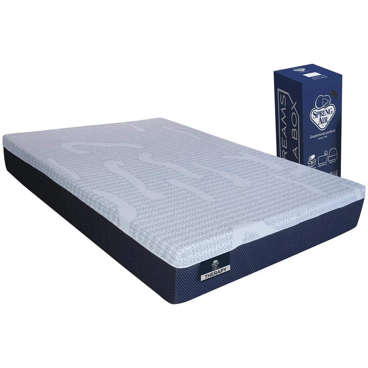 Spring Air - Colchón Queen Size Therapy en Caja