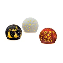 Bola Cristal LED Navideño 10 cm