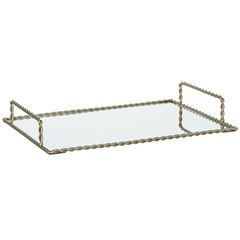 Figura Decorativa Bandeja Metalica