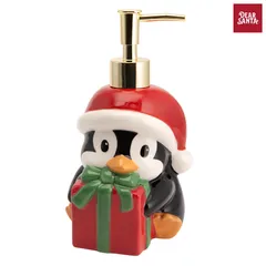 Dispensador de Jabón Navideño de Pingüino