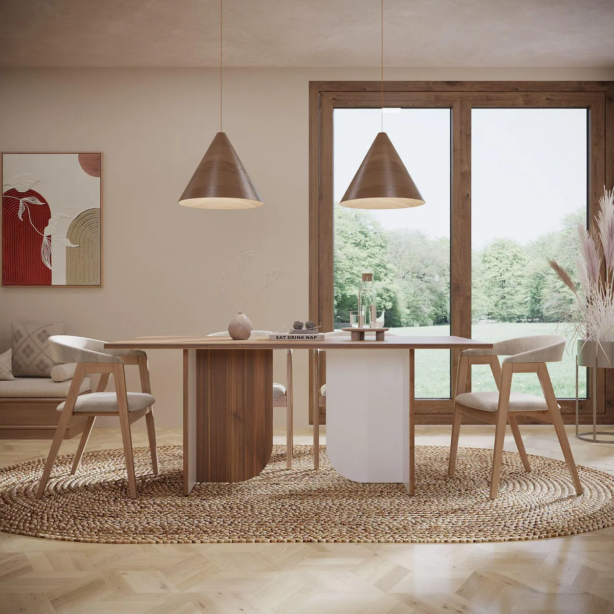 Maderkit - Mesa de Comedor Cora 6 personas