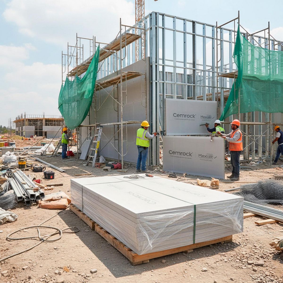 Mexalit - Panel Cemrock 1.22 x 2.44 m