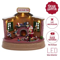 Villa de chimenea Santa 23 cm