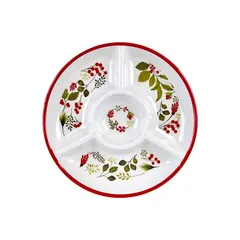 Plato Melamina Navideño Chip Dip