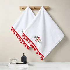 Set de toalla Blanca Navideña
