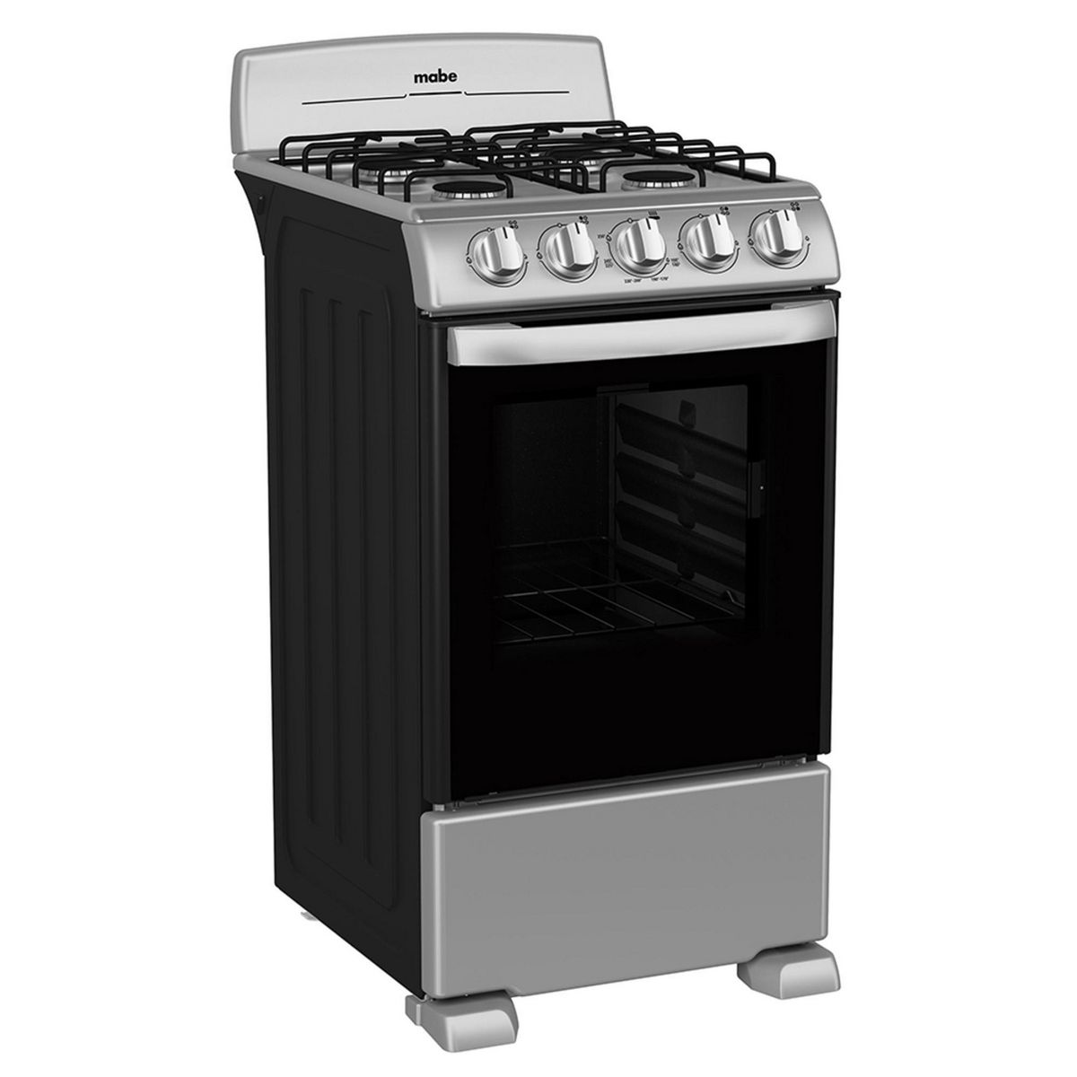 Estufa de piso 50 cm Plata Mercury Mabe EM5030BAIS1, marca Mabe - Foto Principal