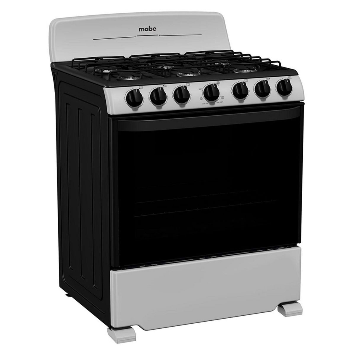 Mabe - Estufa de piso 76 cm Plata Mercury Mabe EM7622BAPS2