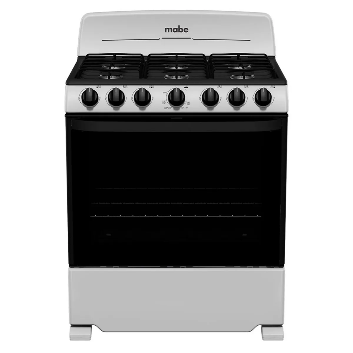 Mabe - Estufa de piso 76 cm Plata Mercury Mabe EM7622BAPS2